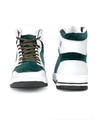 Shop Men's Green & White Color Block Sneakers