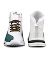 Shop Men's Green and White Color Block Sneakers