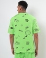 Shop Men's Green AOP Oversized T-shirt-Design