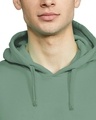 Shop Men's Green Astronaut on Moon Graphic Printed Hoodie-Full