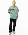 Shop Men's Green Avengers Assemble Graphic Printed Oversized T-shirt
