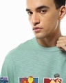 Shop Men's Green Avengers Assemble Graphic Printed Oversized T-shirt