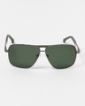 Shop Men's Green Aviator Polarised Lens Sunglasses-Design