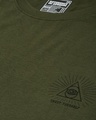 Shop Men's Green Back Typography Oversized T-shirt