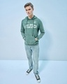 Shop Men's Green Balance Is The Key Graphic Printed Hoodies-Full