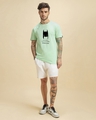 Shop Men's Green Be Batman Graphic Printed T-shirt-Full