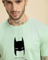 Shop Men's Green Be Batman Graphic Printed T-shirt