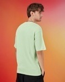 Shop Men's Green Believe It Graphic Printed Oversized T-shirt-Full