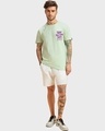 Shop Men's Green Best Buds Graphic Printed T-shirt-Full