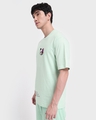 Shop Men's Green Better & Better Graphic Printed Oversized T-shirt-Full