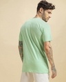 Shop Men's Green Bird Egg Green Peace Vibe Graphic Printed T-shirt-Design