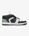 Shop Men's Black & Green Avocado Convertible Color Block High Top Sneakers-Design