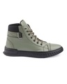 Shop Men's Green & Black Color Block Sneakers-Design