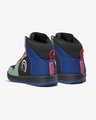 Shop Men's Green & Black Kakashi Color Block High Top Sneakers