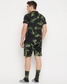 Shop Men's Green & Black Tie & Dye Shirt & Shorts Set with Matching Socks-Design