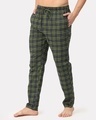 Shop Men's Green & Blue Checked Cotton Pyjamas-Design