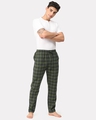 Shop Men's Green & Blue Checked Cotton Pyjamas