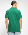 Shop Men's Green & Blue Color Block Polo T-shirt-Design