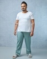 Shop Men's Green Plus Size Pyjamas-Full