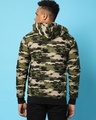 Shop Men's Green Camouflage Hoodie Jacket-Design