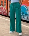 Shop Men's Green Casual Pants-Front