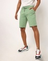 Shop Men's Green Casual Shorts-Front