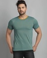 Shop Men's Green Slim Fit T-shirt-Front