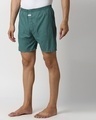 Shop Men's Green Checked Boxers-Full