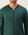 Shop Men's Green Color Block 
Jacket