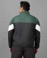 Shop Men's Green & Black Color Block Plus Size Windcheater Jacket-Design