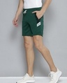 Shop Men's Green Color Block Slim Fit Shorts-Design