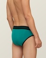 Shop Pack of 3 Men's Green Vibe Antimicrobial Micro Modal Briefs-Full