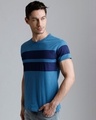 Shop Men's Green Colourblocked T-shirt-Design
