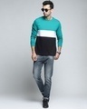 Shop Men's Green Colourblocked T-shirt