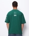 Shop Men's Green Contestants Graphic Printed Super Loose Fit T-shirt-Design