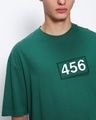 Shop Men's Green Contestants Graphic Printed Super Loose Fit T-shirt