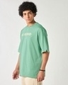 Shop Men's Green Costs Typography Super Loose Fit T-shirt-Design