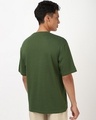 Shop Men's Green Don't Be So Humble Typography Oversized T-shirt-Full