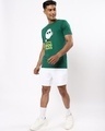 Shop Men's Green Egg Puffs T-shirt-Full
