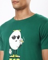 Shop Men's Green Egg Puffs T-shirt