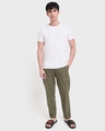 Shop Men's Green Elasticated Pyjamas-Full