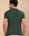 Shop Men's Green Embroidered T-shirt-Full