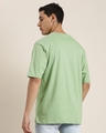 Shop Men's Green Exploring Graphic Printed Oversized T-shirt-Full