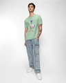 Shop Men's Green Feast Mode Graphic Printed T-shirt-Full