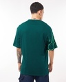 Shop Men's Green Flex Graphic Printed Oversized T-shirt-Full