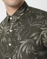 Shop Men's Green Floral Printed Shirt