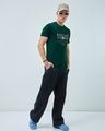 Shop Men's Green Focus Typography T-shirt-Full