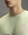 Shop Men's Green Frenemies Forever 02 Graphic Printed Oversized T-shirt