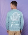 Shop Men's Green Friends For Ever Graphic Printed Sweatshirt-Front