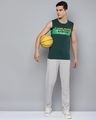Shop Men's Green Game Over Typography Slim Fit T-shirt-Full